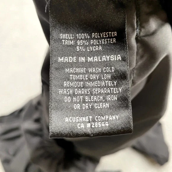 FootJoy FJ Jacket Mens XL Black Pullover Windbreaker Golf Golfer Performance - Picture 13 of 13